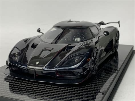 Frontiart Koenigsegg Rsr Raven Black Dark Red Resin Model Car