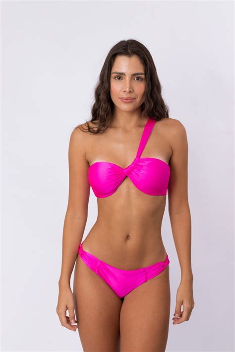 Bikini Bronceador Amelie Fucsia Oleaje Swimwear