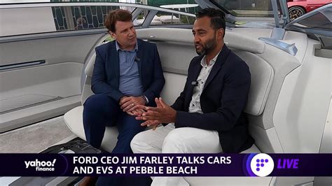 Ford Ceo Jim Farley Talks Cars And Evs At Pebble Beach