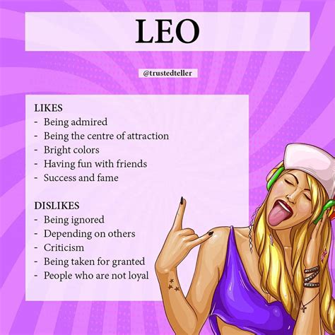 Leo Likes Dislikes