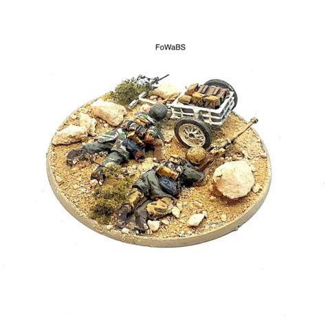 28MM BOLT ACTION WW2 Fallschirmjager Anti Tank Rifle Team Painted By