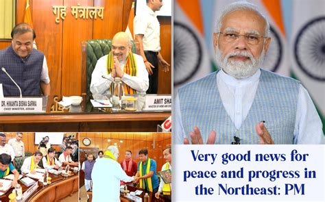 Very Good News For Peace And Progress In The Northeast PM Prime