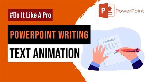 Powerpoint Handwriting Text Animation Best Powerpoint Handwriting