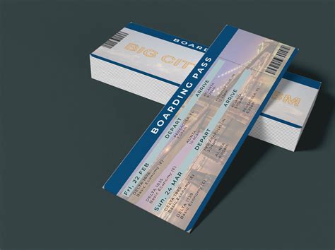 Boarding Pass mockup by Shamema Akter on Dribbble