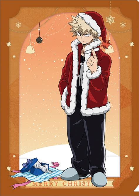 My Hero Academia Clear File Merry Christmas Bakugo