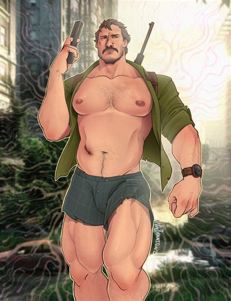 The Last Of Us Sex Art In Character Muscular Pedro Pascal Huge