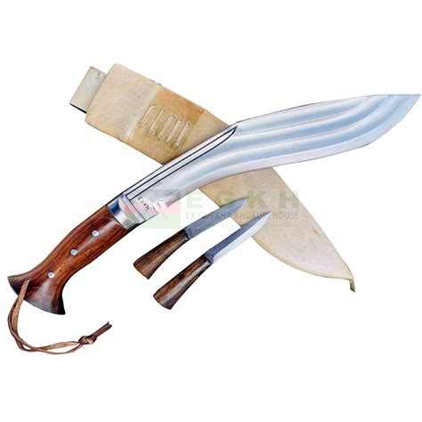 13" Military 3 Fuller (3 Chira) Farmer Kukri | Handmade Khukuri