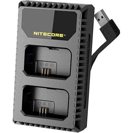 Nitecore Usn Pro Np Fz Dual Slot Usb Sony Charger Lcd Black