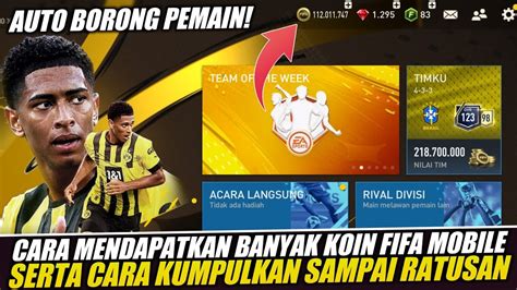 TIPS CARA DAPAT BANYAK KOIN FIFA MOBILE SAMPAI RATUSAN JUTA YouTube