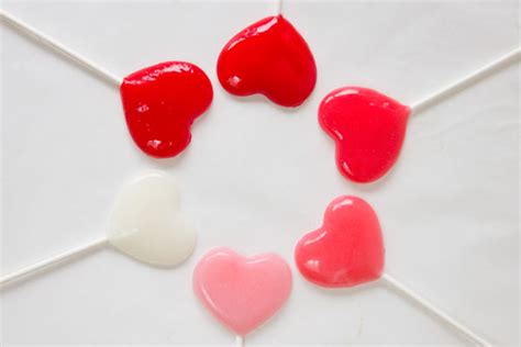 Diy Heart Lollipops For Valentines Day