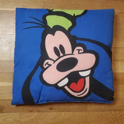 Rare Vintage Double Sided Goofy Throw Pillow Both Depop