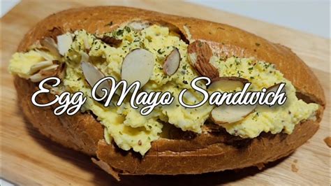 초간단 에그마요샌드위치 레시피 Ultra Simple Egg Mayo Sandwich Recipe Youtube