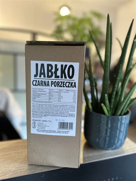 Sok jabłko czarna porzeczka 100 5L Sadvit