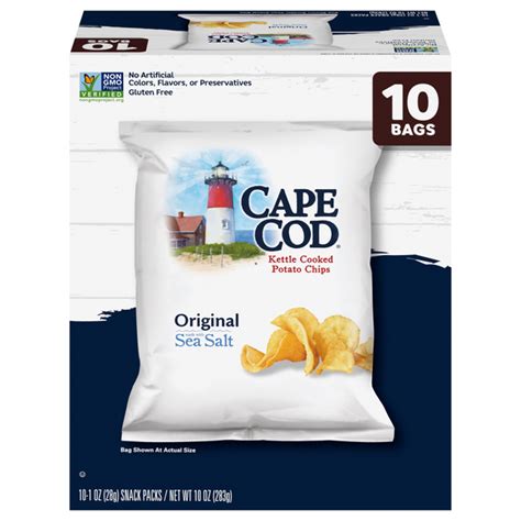 Save On Cape Cod Kettle Cooked Potato Chips Original 10 Ct Order