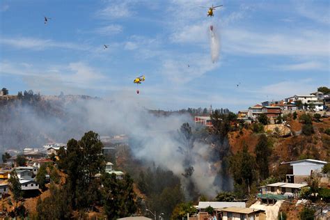 Incendios en Valparaíso Suben a 245 las casas destruidas y el