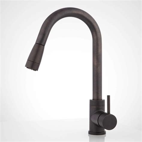 Finite Single Hole Kitchen Faucet With Swivel Spout And Pull Down Spray