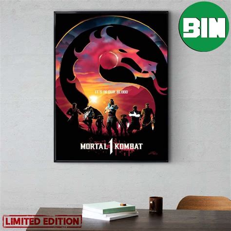 Mortal Kombat 1 New Poster By Rico Jr Creator Poster Canvas - Binteez