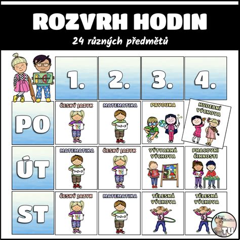 Materi L Velk Rozvrh Hodin Univerz Ln Motiv