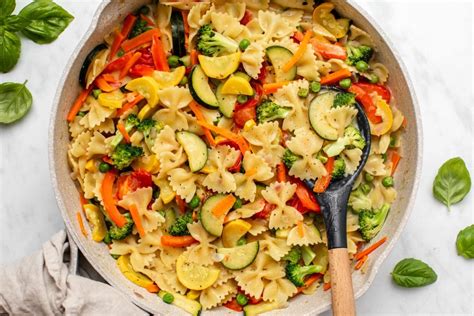 Vegan One Pot Pasta Primavera From My Bowl