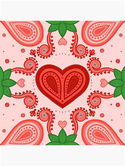 Pink Red Heart Tile Sticker For Sale By Pnfdesigns Redbubble