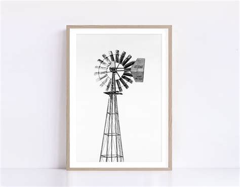 Windmill Wall Art Etsy