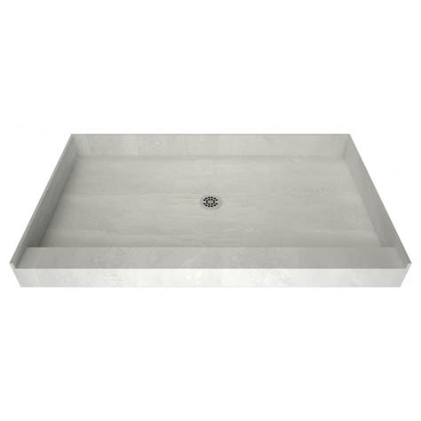 Redi Base 30 X 60 Single Curb Shower Pan With Center Drain