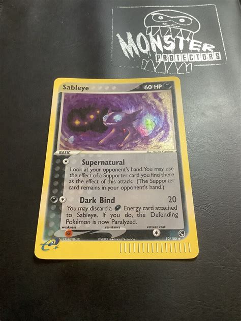 POKEMON SABLEYE HOLO CRYSTAL GUARDIANS 10 100 EBay