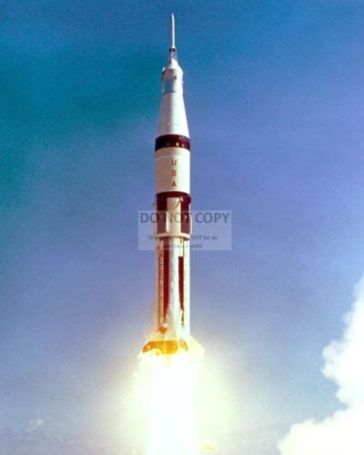 Lift Off Of The Apollo Saturn B In X Nasa Photo Ee