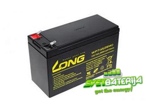 Long Long Baterija 12v 7ah 28w Wp7 12 Vrla 6fm7 31585965