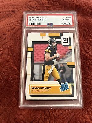 2022 Donruss Kenny Pickett Rated Rookie Card RC 301 PSA 10 9922 EBay