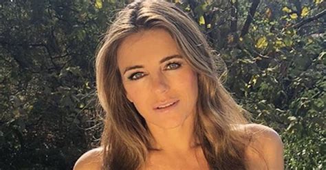 Liz Hurley Leaves Jaws On The Floor In Nude Illusion Underwear Daily Star