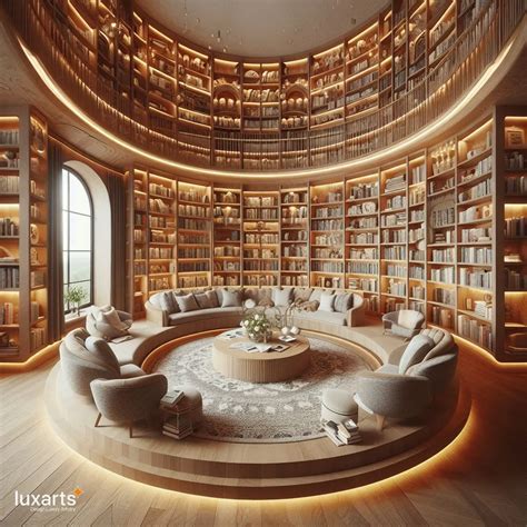 Giant Circular Library Bookshelf Your Cozy Corner Of Classics Luxarts