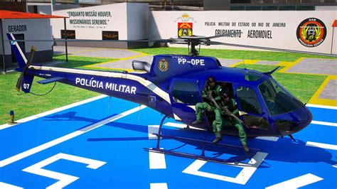 ACOMPANHAMENTO DISPAROS GAM GRUPAMENTO AERO MÓVEL PMERJ GTA 5