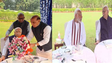 Lk Advani Th Birthday Pm Modi Defence Minister Rajnath Singh Visit