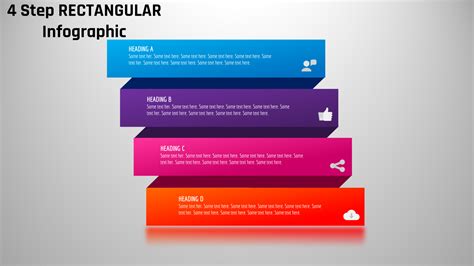 Powerpoint Step Rectangular Infographic Powerup With Powerpoint