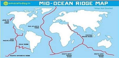 Mid Ocean Ridges Map