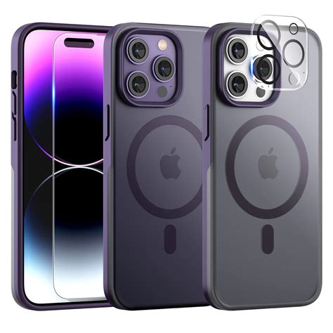 TAURI 5 In 1 Magnetic Case For IPhone 14 Pro Max Military Grade Drop