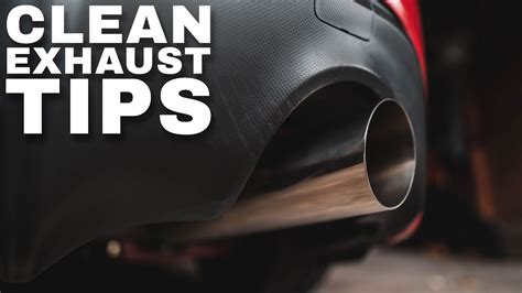 How To Clean Your Exhaust Tips Youtube