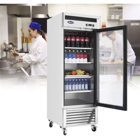 Commercial Glass Door Refrigerator, Atosa Single Door Beverage Showcase ...