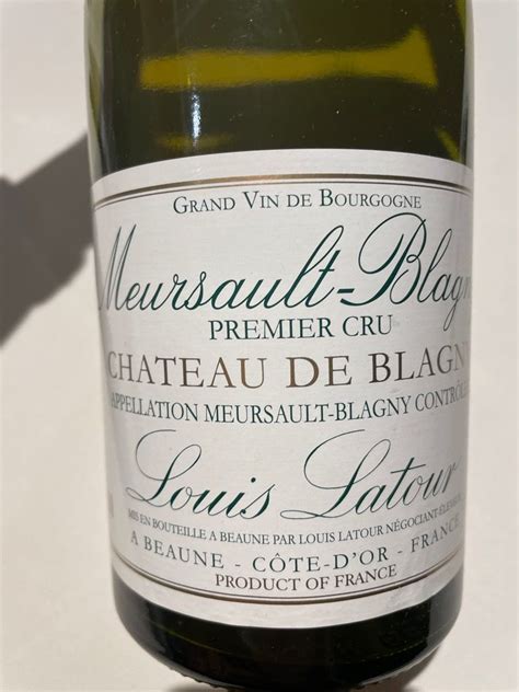 Louis Latour Meursault Blagny Er Cru Ch Teau De Blagny France