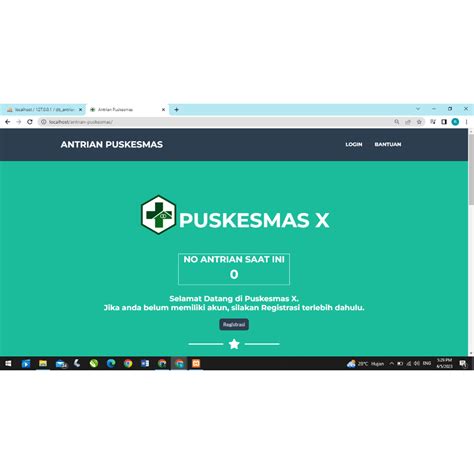 Jual Source Code Aplikasi Antrian Puskesmas Berbasis Website