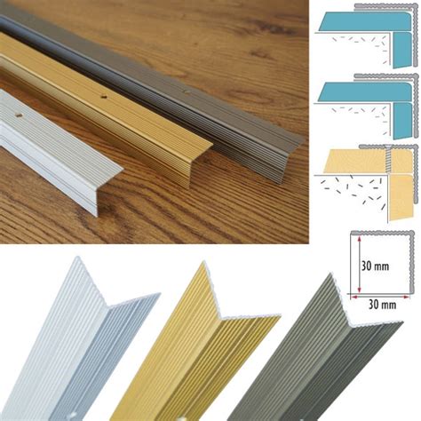 Shop Premium Quality 30mm X 30mm Anodised Aluminium Anti Non Slip Stair Edge Nosing Trim