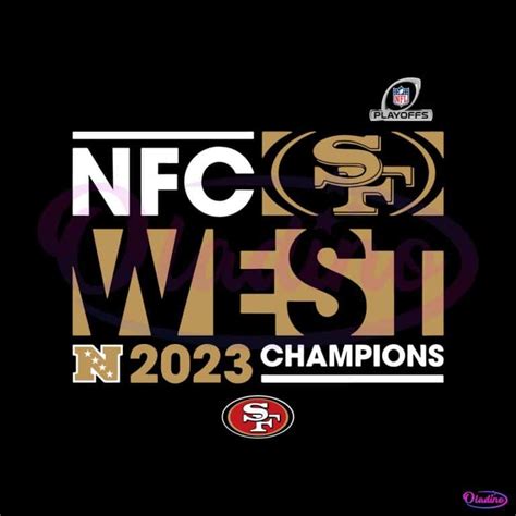 NFC West 2023 Champions San Francisco 49ers Svg Oladino