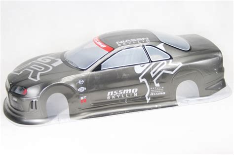 Запчасти 12392 Кузов Nissan Skyline GTR R34 для дрифт моделей HSP 1/10 ...