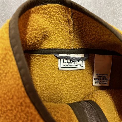 Yellow Ll Bean Fleece Overall Cool Fleece Color Depop