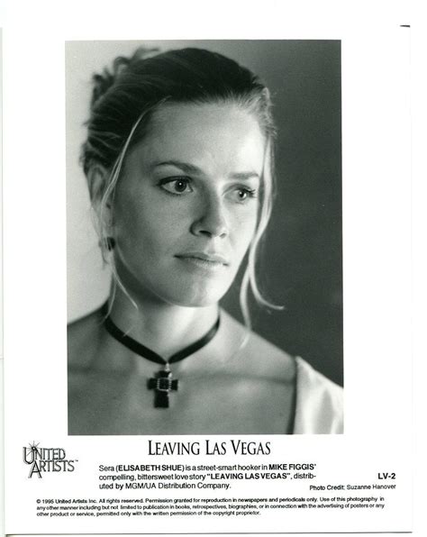 Leaving Las Vegas Elisabeth Shue 8x10 Promo Still Photograph DTA