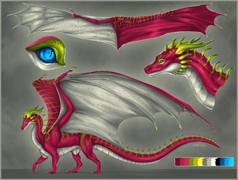 Dragon Reference Sheet For Dragonlover627 Commiss By Trioza On Deviantart