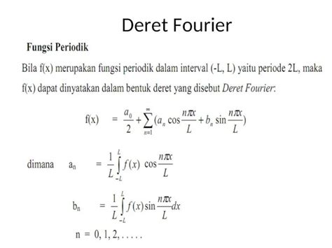 PPT Deret Fourier DOKUMEN TIPS