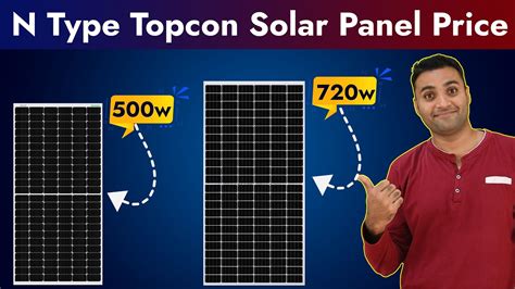 Best Solar Panels 2024 N Type Topcon Solar Panel Price In India