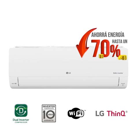 Aire Acondicionado LG Dual Cool 3024F 3517W S4 W12JA31A Frío Calor WiFi